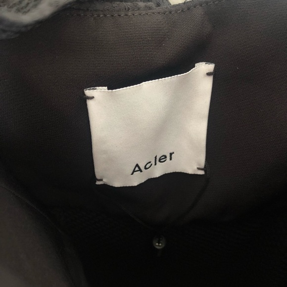 $295 Acler Dartford Drape Dress in Black - Picture 7 of 10